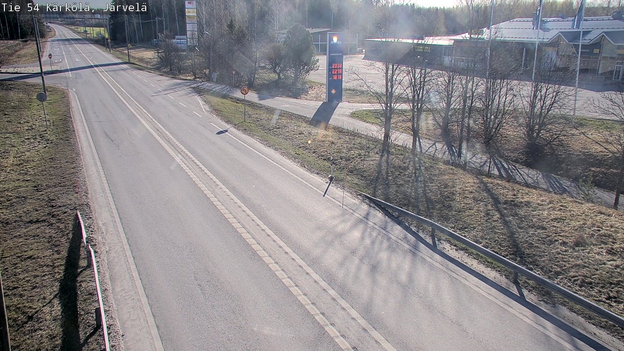 Weather Camera Image Väg 54 Kärkölä, Järvelä, Kärkölä, Päijät-Häme