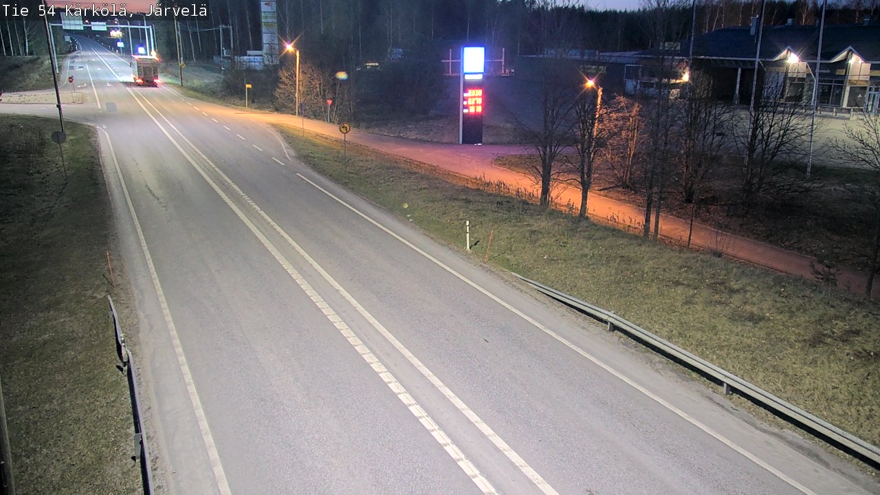 Weather Camera Image Väg 54 Kärkölä, Järvelä, Kärkölä, Päijät-Häme