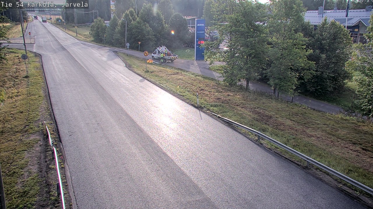 Weather Camera Image Väg 54 Kärkölä, Järvelä, Kärkölä, Päijät-Häme