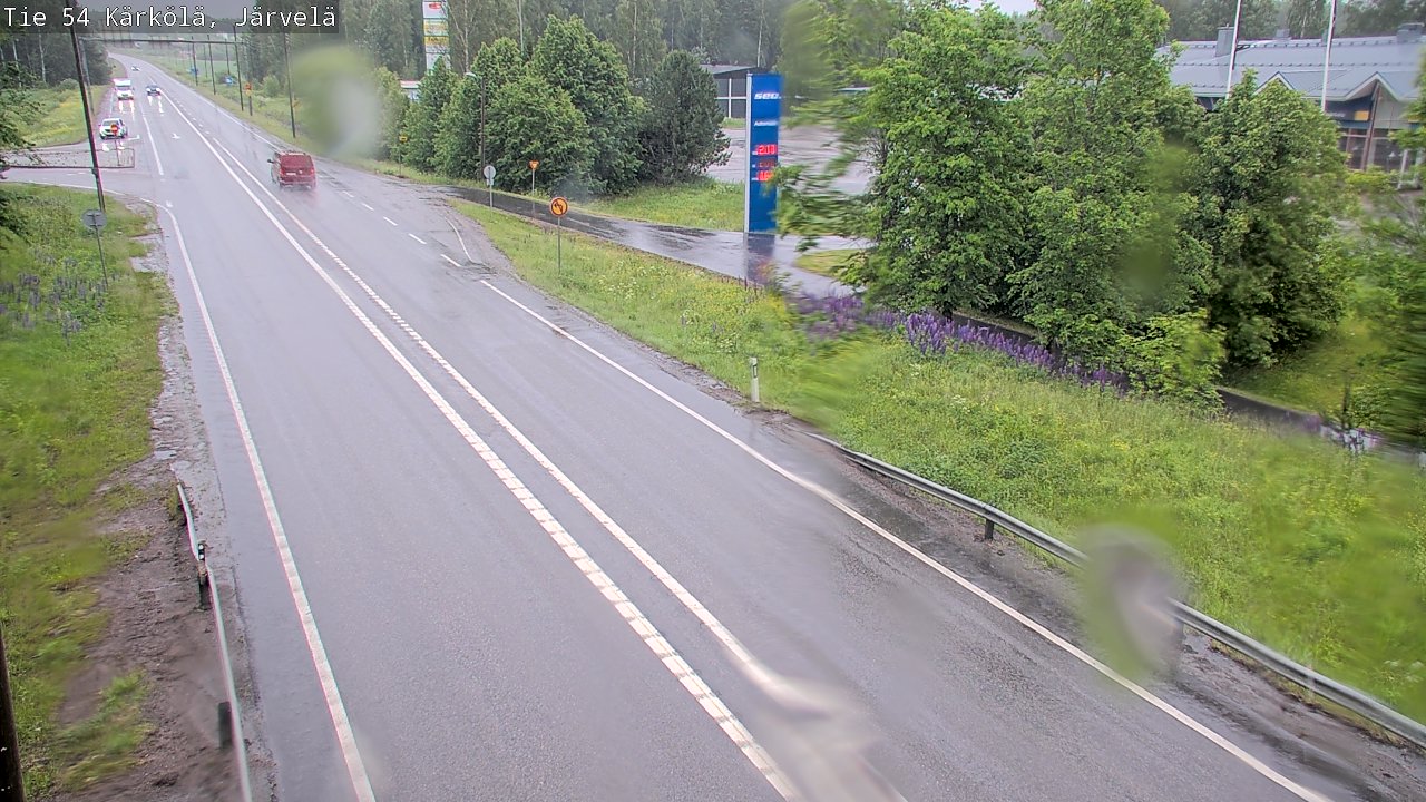 Weather Camera Image Väg 54 Kärkölä, Järvelä, Kärkölä, Päijät-Häme