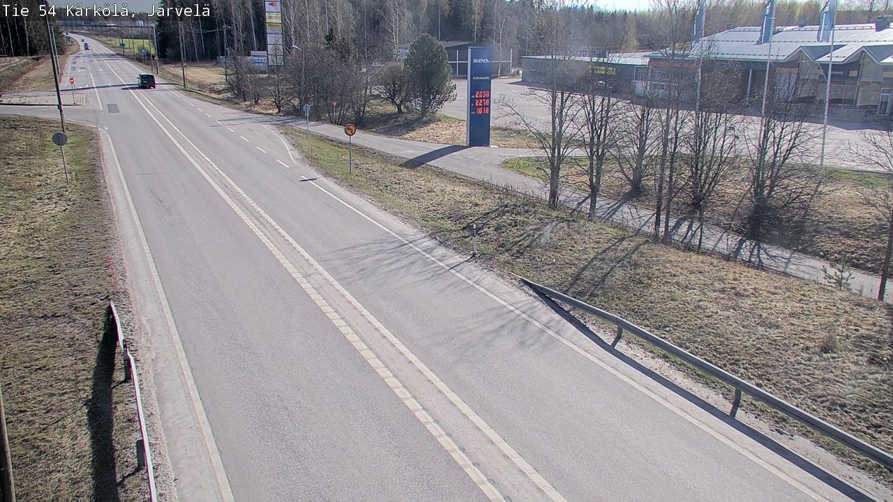 Weather Camera Image Väg 54 Kärkölä, Järvelä, Kärkölä, Päijät-Häme