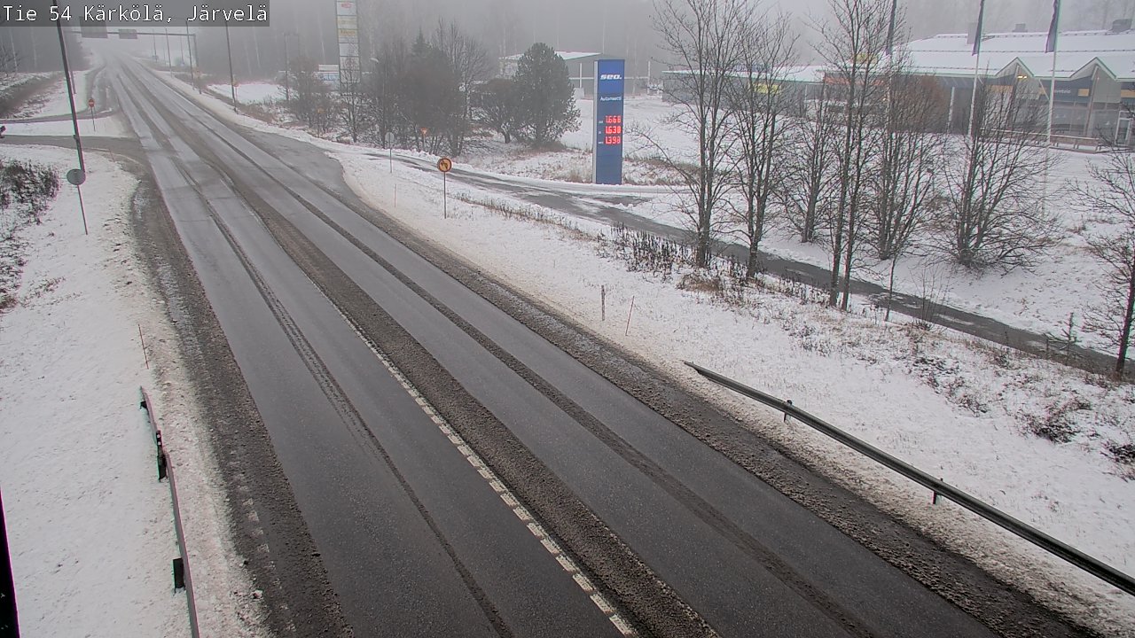 Weather Camera Image Väg 54 Kärkölä, Järvelä, Kärkölä, Päijät-Häme