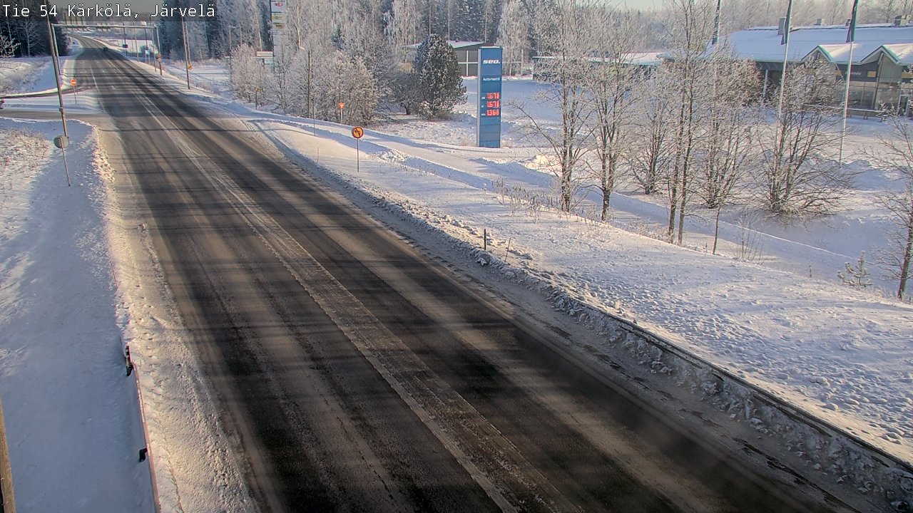 Weather Camera Image Väg 54 Kärkölä, Järvelä, Kärkölä, Päijät-Häme
