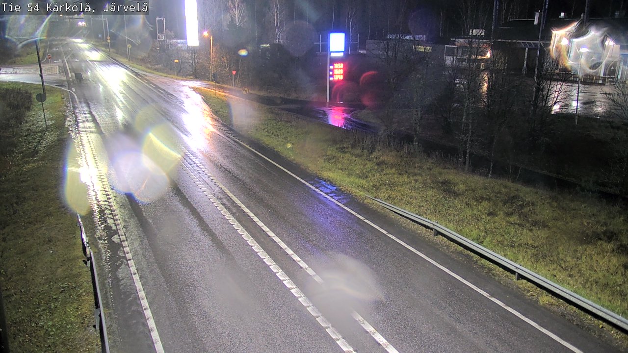 Weather Camera Image Väg 54 Kärkölä, Järvelä, Kärkölä, Päijät-Häme