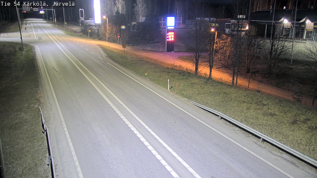 Weather Camera Image Väg 54 Kärkölä, Järvelä, Kärkölä, Päijät-Häme