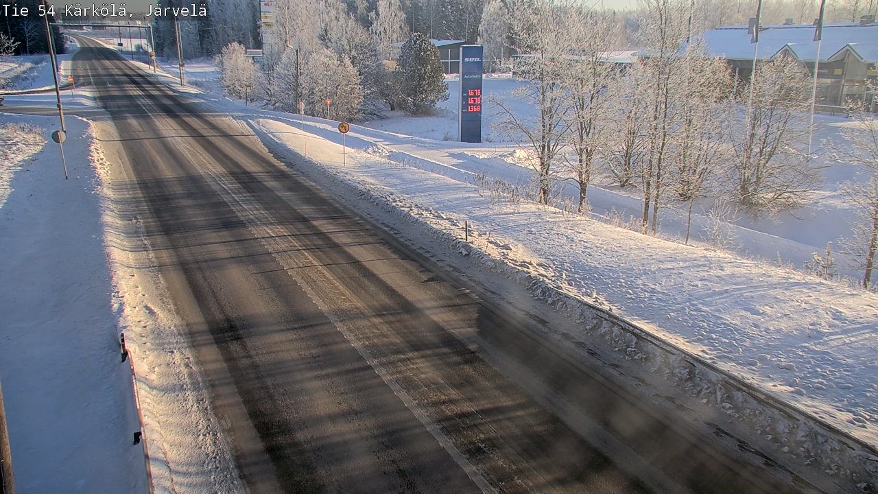 Weather Camera Image Väg 54 Kärkölä, Järvelä, Kärkölä, Päijät-Häme