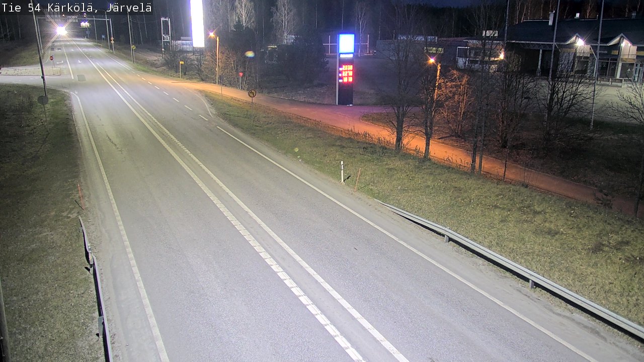 Weather Camera Image Väg 54 Kärkölä, Järvelä, Kärkölä, Päijät-Häme