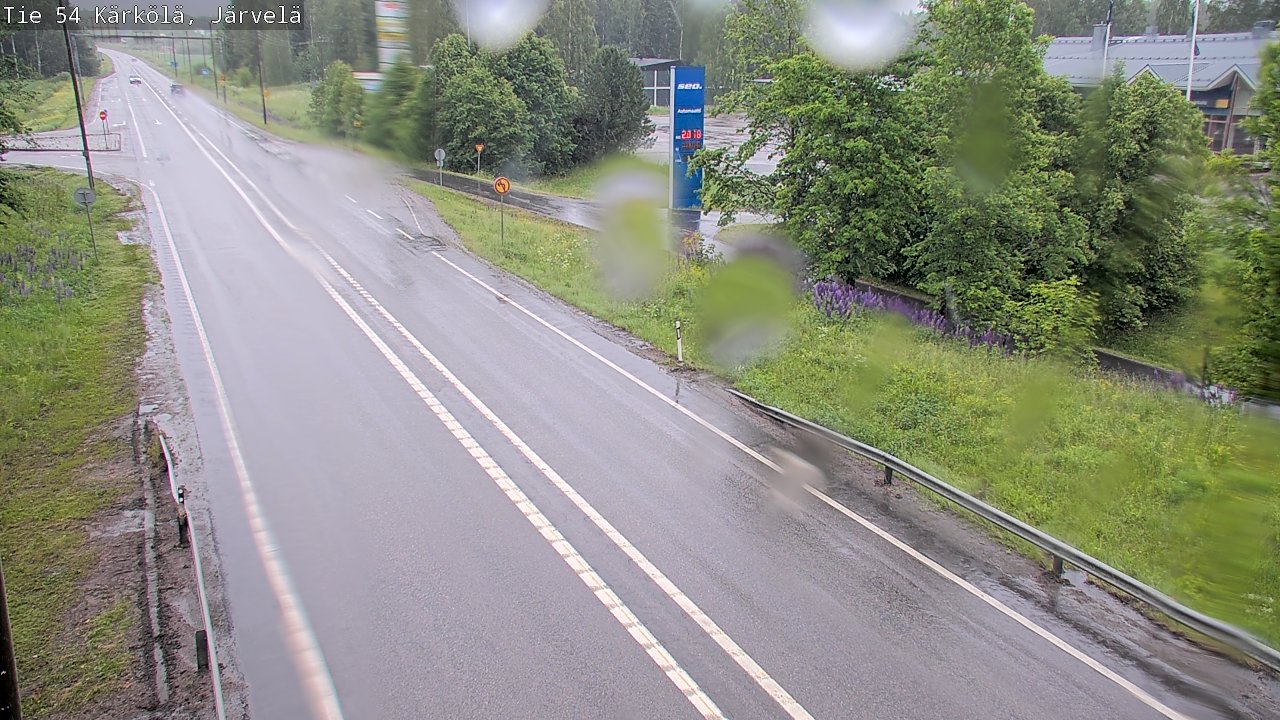 Weather Camera Image Väg 54 Kärkölä, Järvelä, Kärkölä, Päijät-Häme