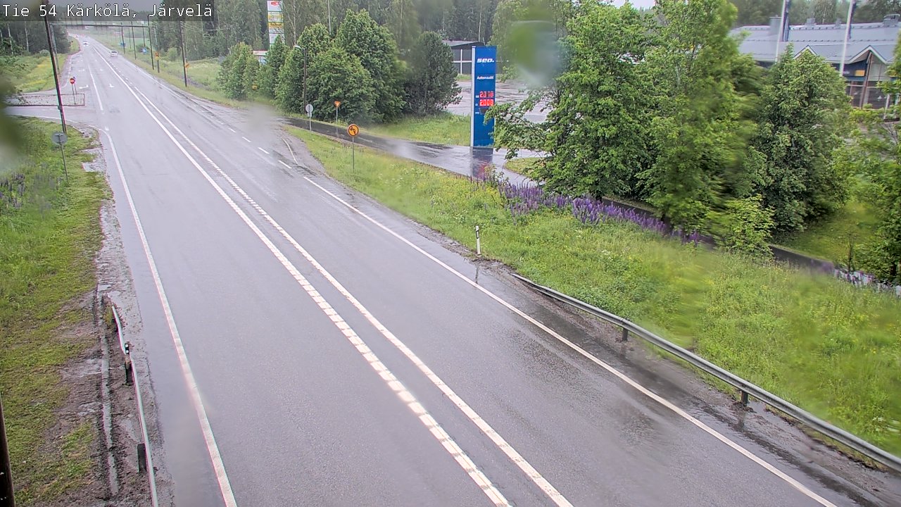 Weather Camera Image Väg 54 Kärkölä, Järvelä, Kärkölä, Päijät-Häme