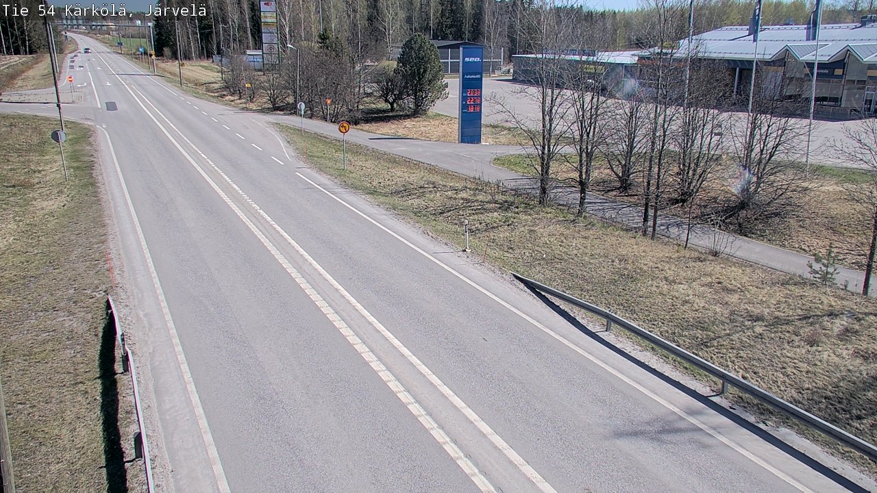 Weather Camera Image Road 54 Kärkölä, Järvelä, Kärkölä, Päijät-Häme