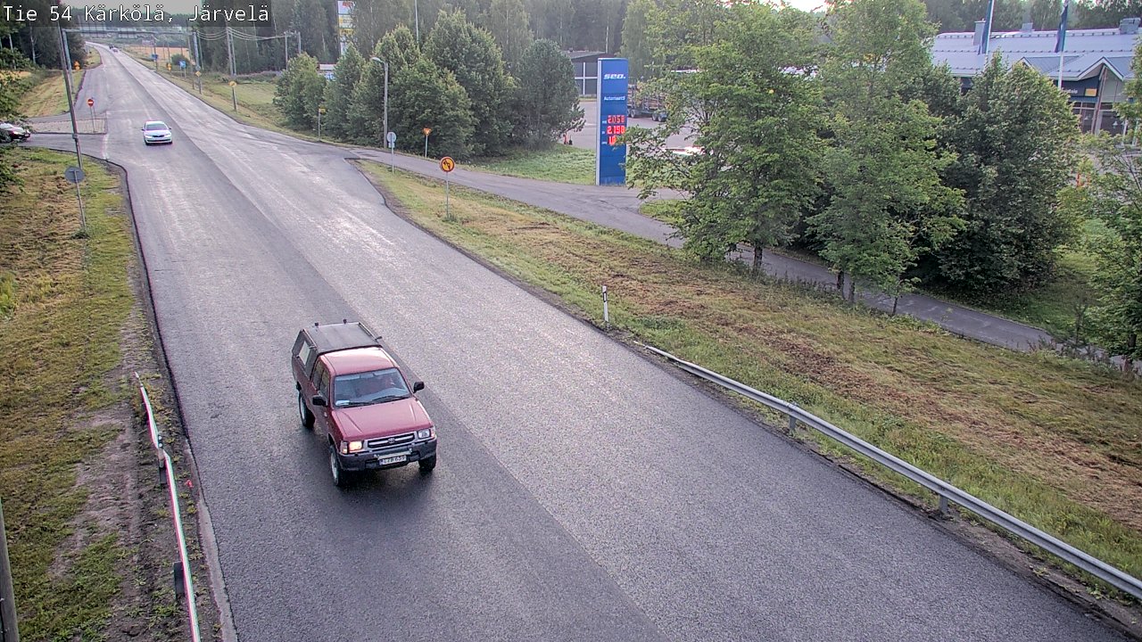 Weather Camera Image Väg 54 Kärkölä, Järvelä, Kärkölä, Päijät-Häme