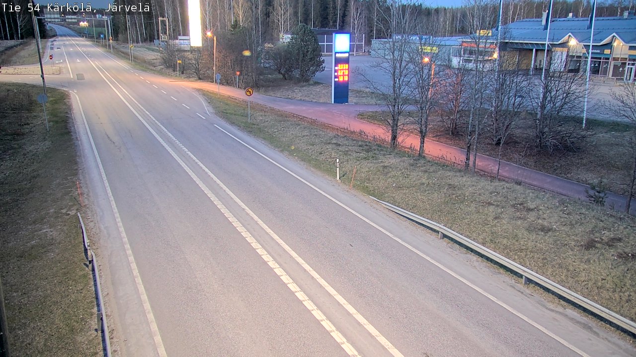 Weather Camera Image Väg 54 Kärkölä, Järvelä, Kärkölä, Päijät-Häme