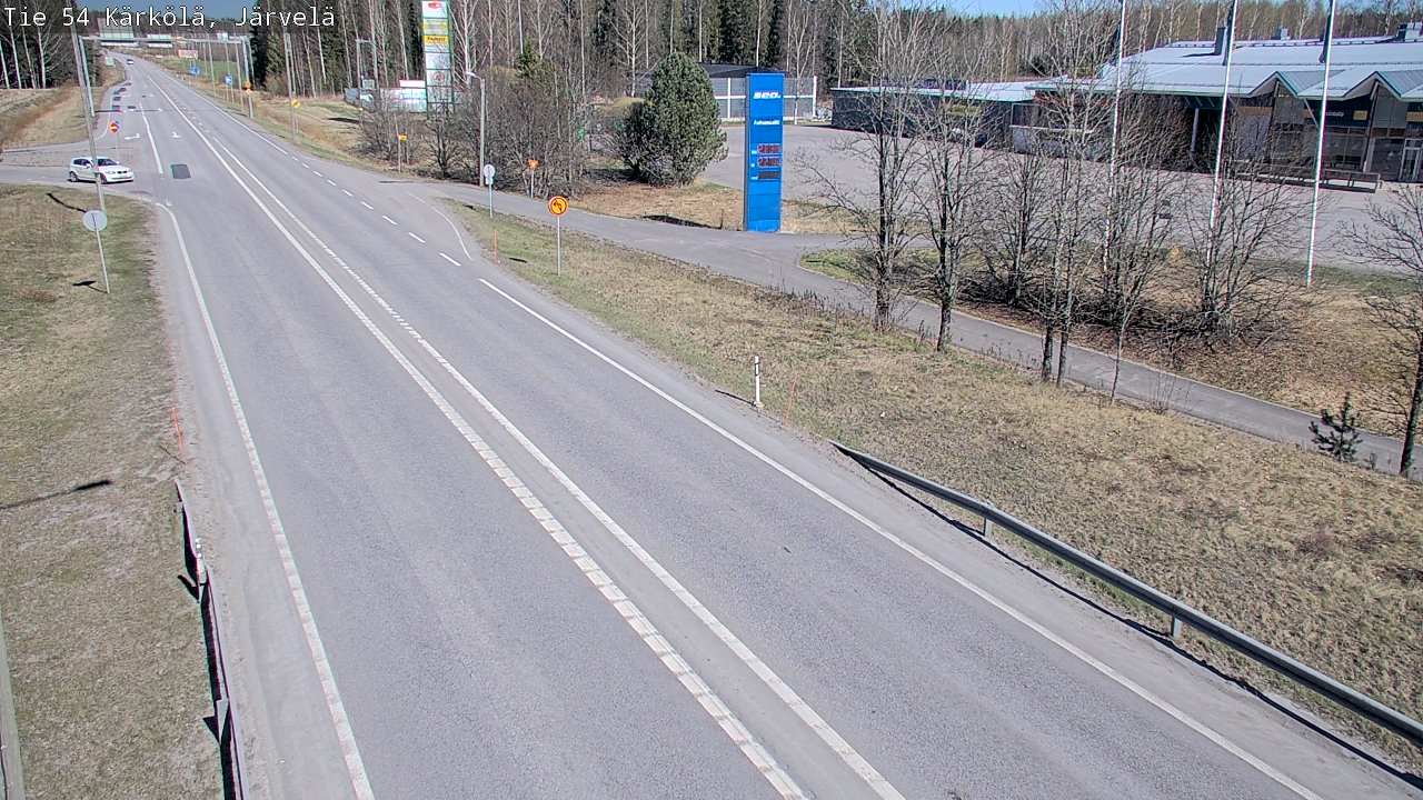 Weather Camera Image Väg 54 Kärkölä, Järvelä, Kärkölä, Päijät-Häme