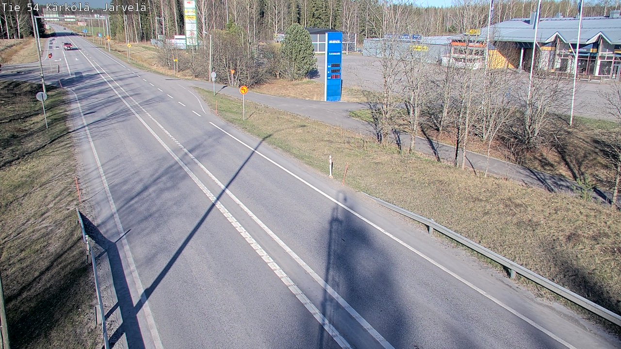 Weather Camera Image Väg 54 Kärkölä, Järvelä, Kärkölä, Päijät-Häme