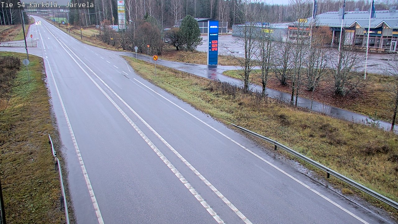 Weather Camera Image Väg 54 Kärkölä, Järvelä, Kärkölä, Päijät-Häme