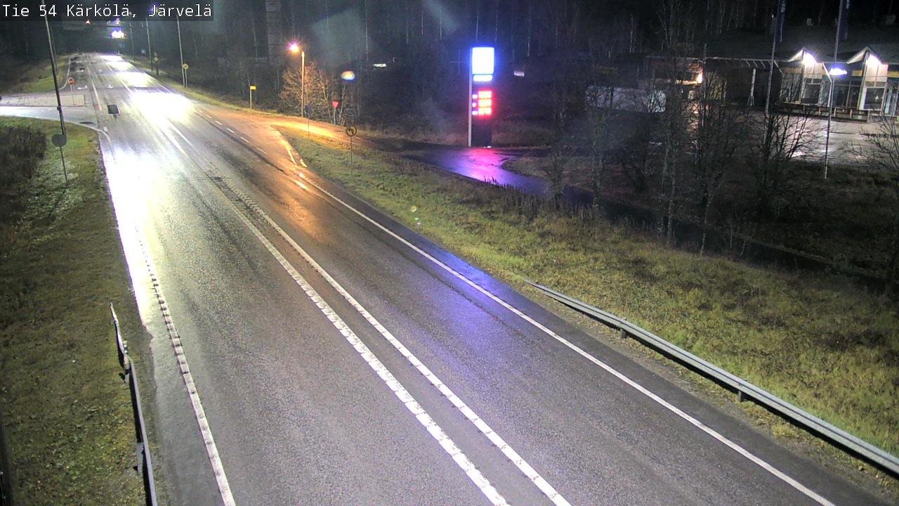 Weather Camera Image Väg 54 Kärkölä, Järvelä, Kärkölä, Päijät-Häme