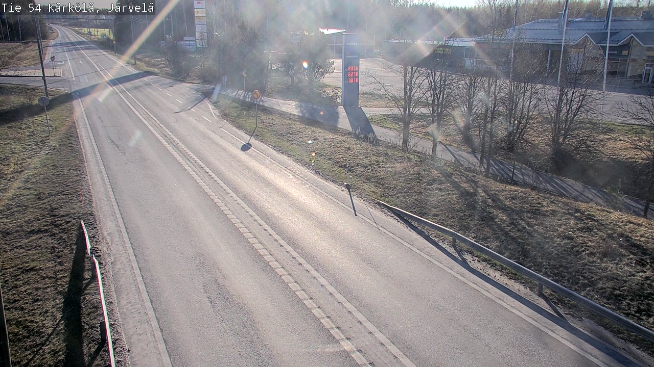Weather Camera Image Väg 54 Kärkölä, Järvelä, Kärkölä, Päijät-Häme