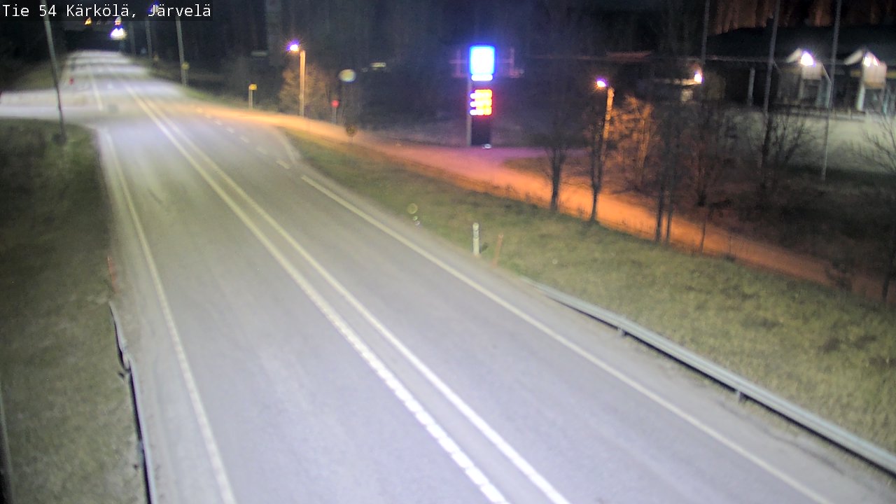Weather Camera Image Väg 54 Kärkölä, Järvelä, Kärkölä, Päijät-Häme