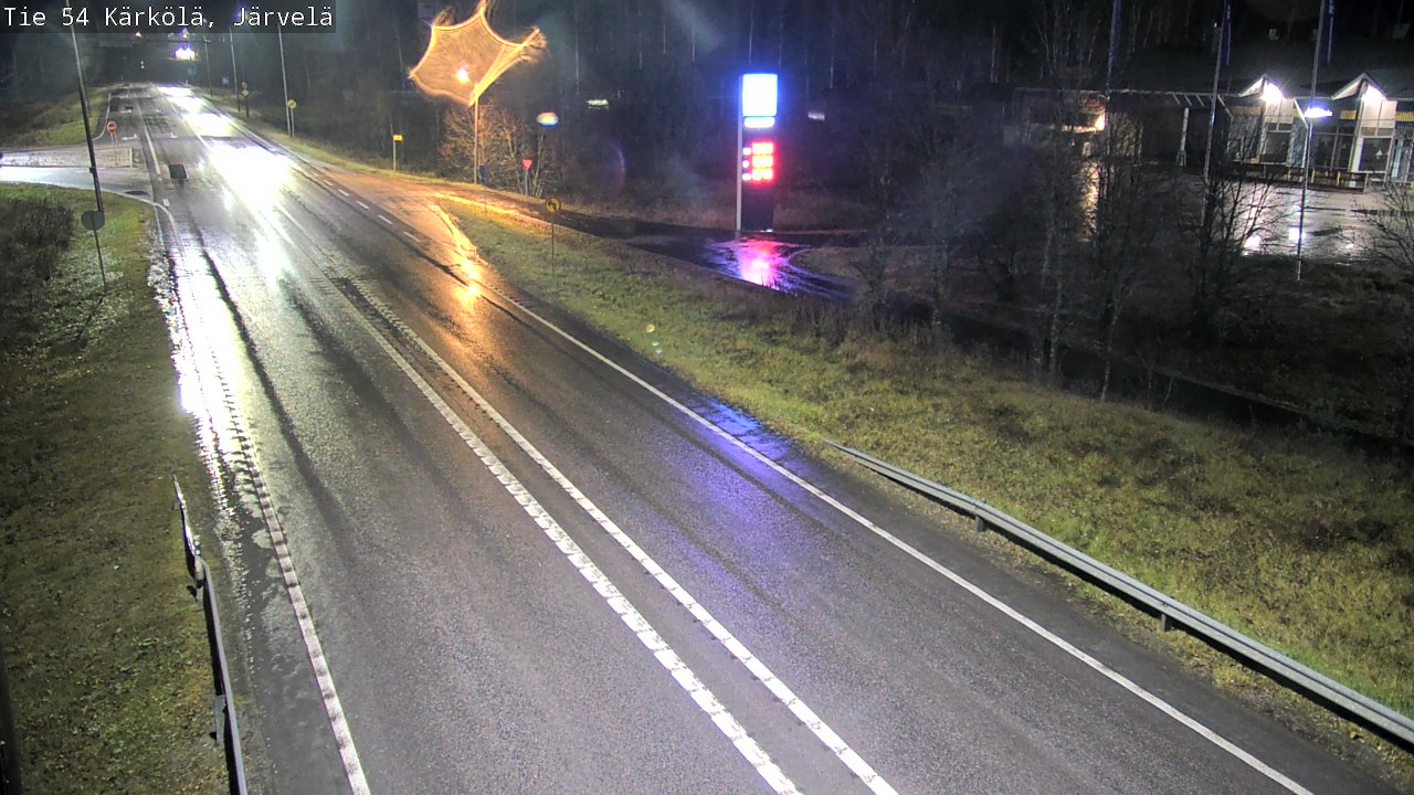 Weather Camera Image Väg 54 Kärkölä, Järvelä, Kärkölä, Päijät-Häme