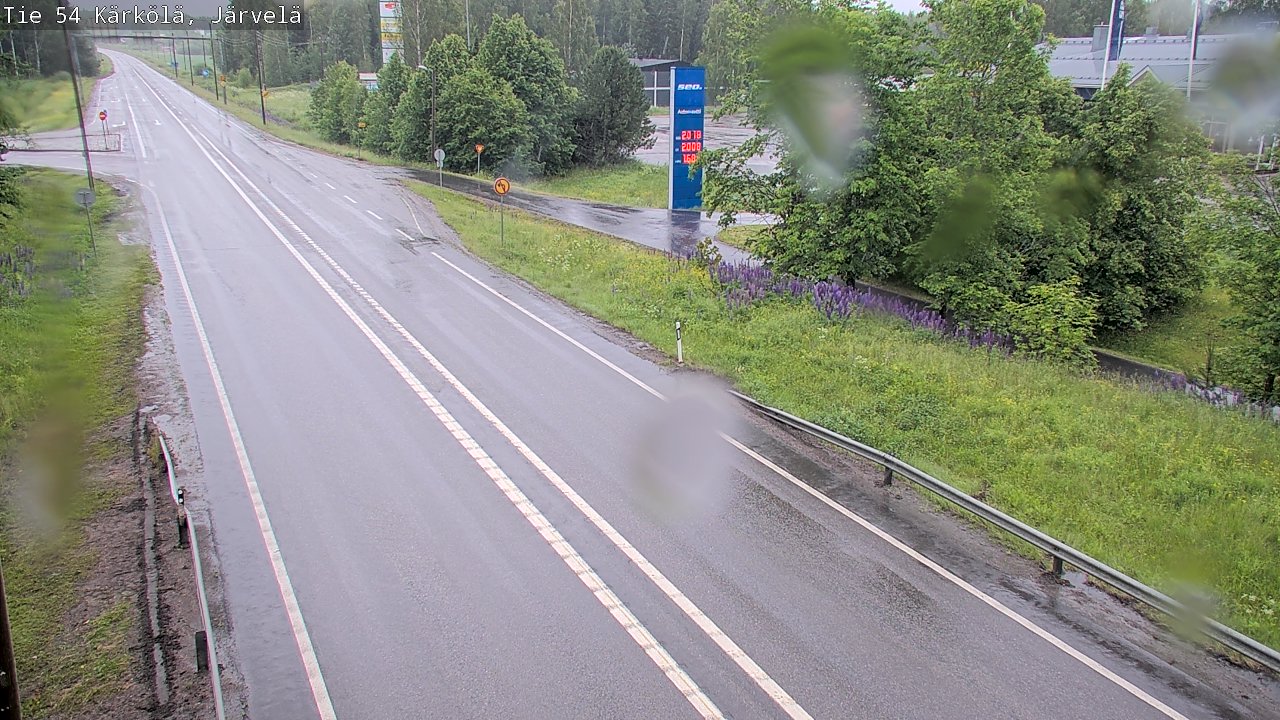 Weather Camera Image Väg 54 Kärkölä, Järvelä, Kärkölä, Päijät-Häme