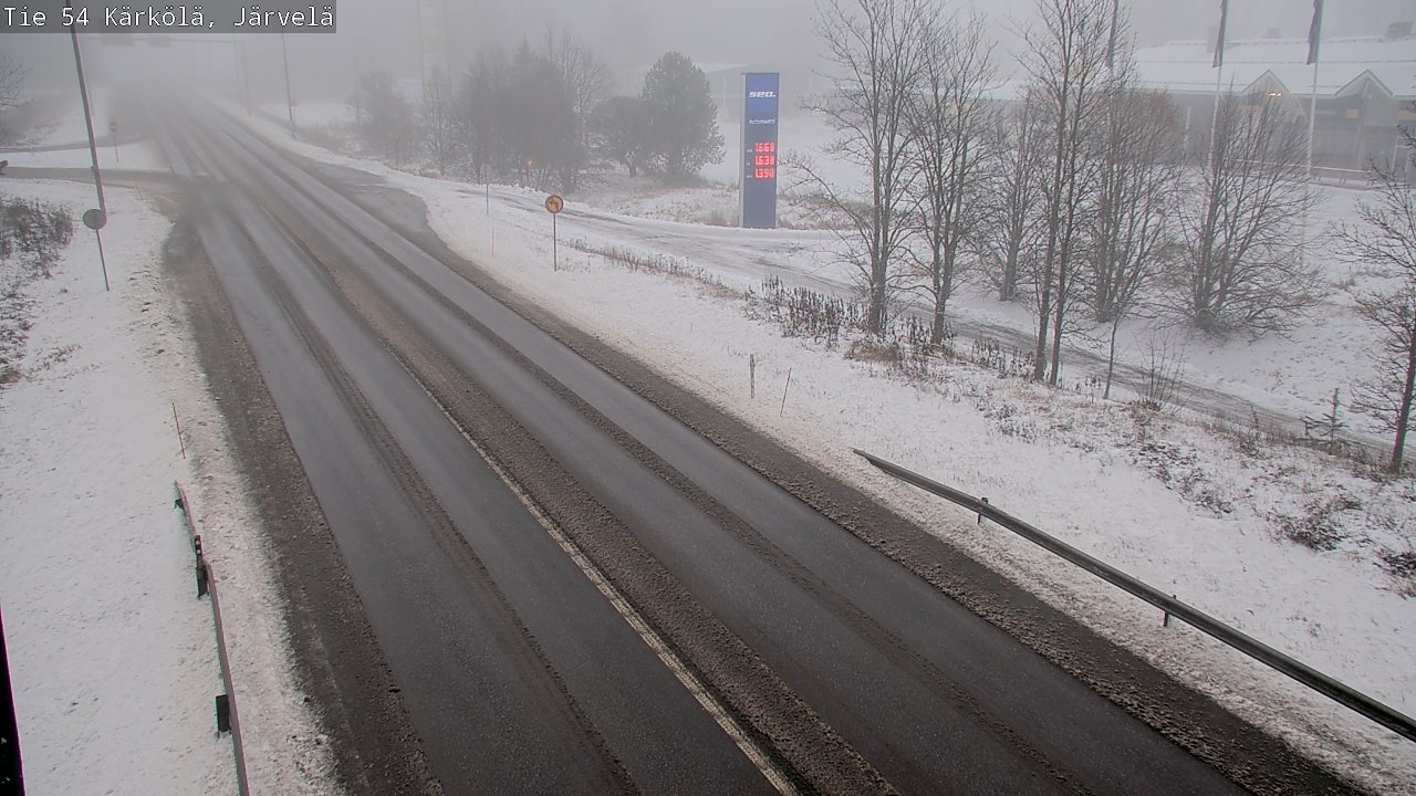 Weather Camera Image Väg 54 Kärkölä, Järvelä, Kärkölä, Päijät-Häme