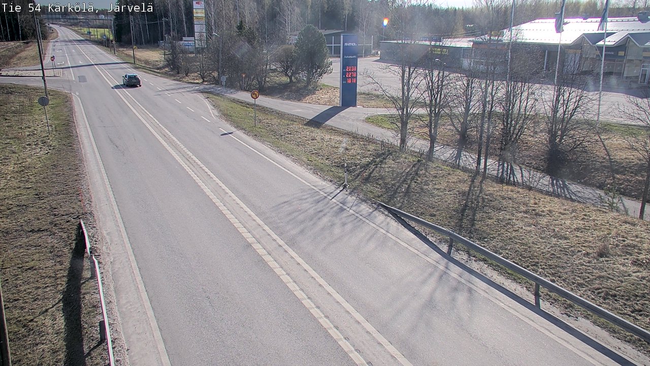Weather Camera Image Väg 54 Kärkölä, Järvelä, Kärkölä, Päijät-Häme
