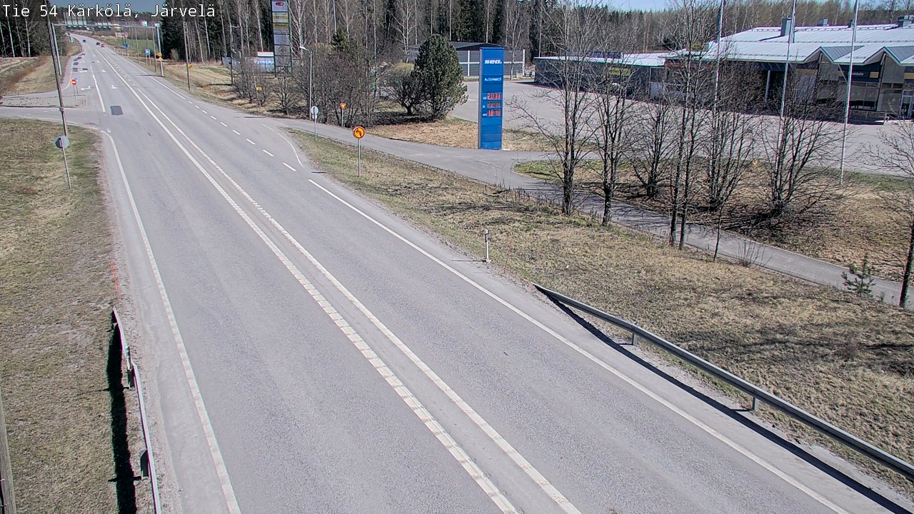Weather Camera Image Väg 54 Kärkölä, Järvelä, Kärkölä, Päijät-Häme