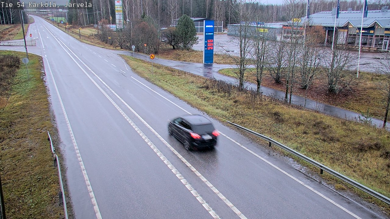 Weather Camera Image Väg 54 Kärkölä, Järvelä, Kärkölä, Päijät-Häme