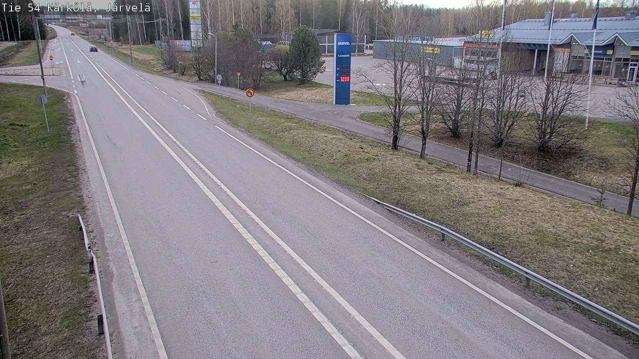 Weather Camera Image Väg 54 Kärkölä, Järvelä, Kärkölä, Päijät-Häme