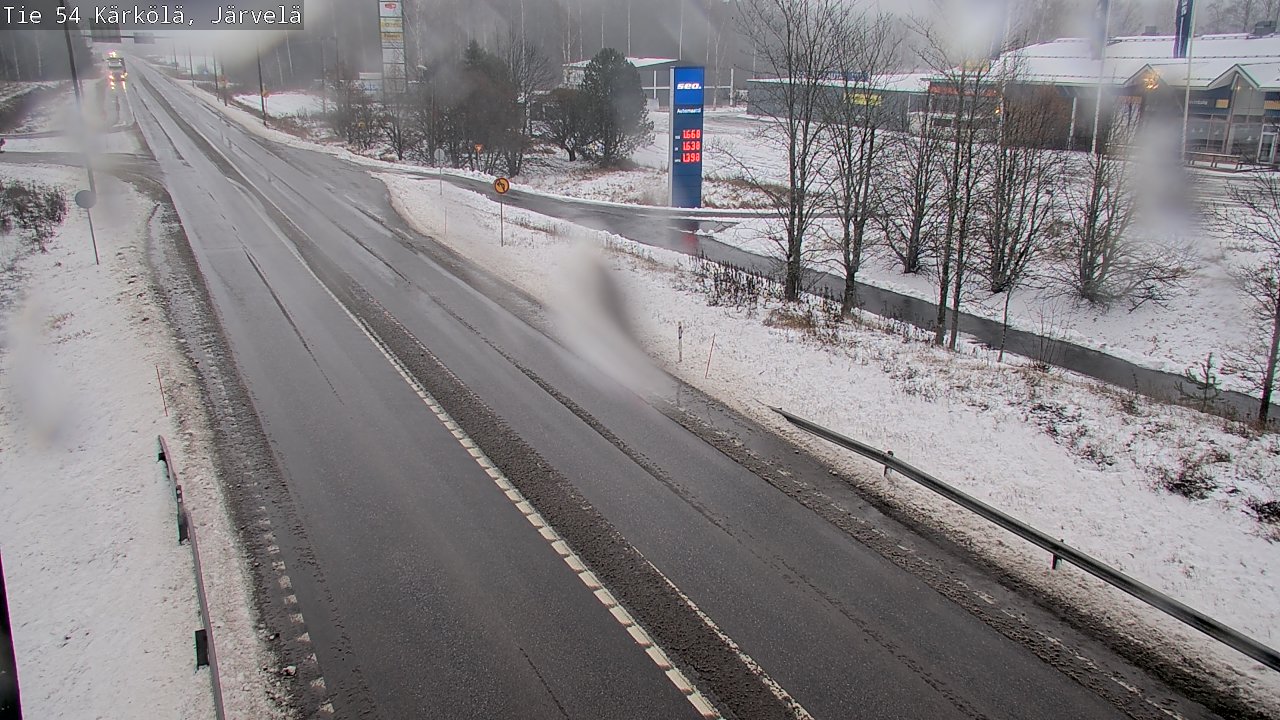 Weather Camera Image Väg 54 Kärkölä, Järvelä, Kärkölä, Päijät-Häme