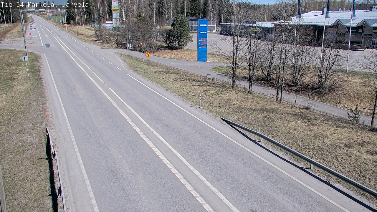 Weather Camera Image Väg 54 Kärkölä, Järvelä, Kärkölä, Päijät-Häme