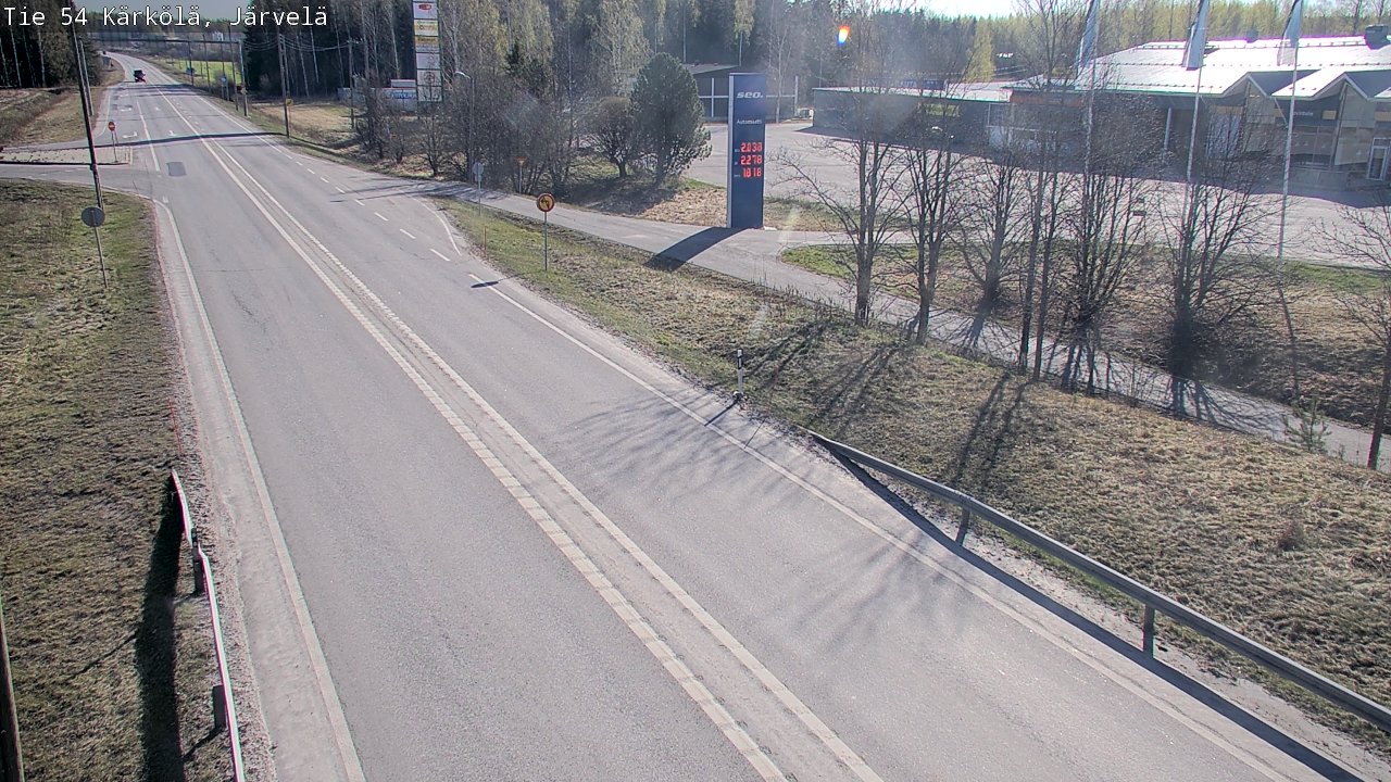 Weather Camera Image Road 54 Kärkölä, Järvelä, Kärkölä, Päijät-Häme