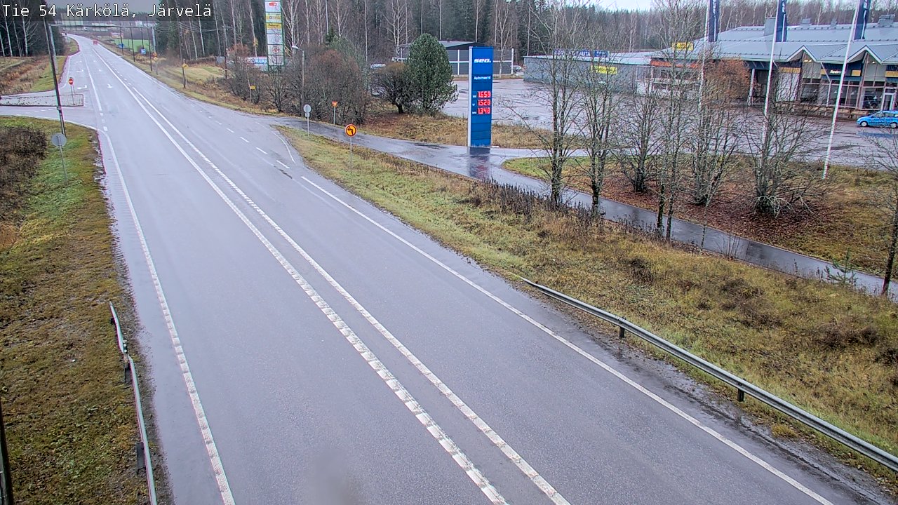 Weather Camera Image Väg 54 Kärkölä, Järvelä, Kärkölä, Päijät-Häme