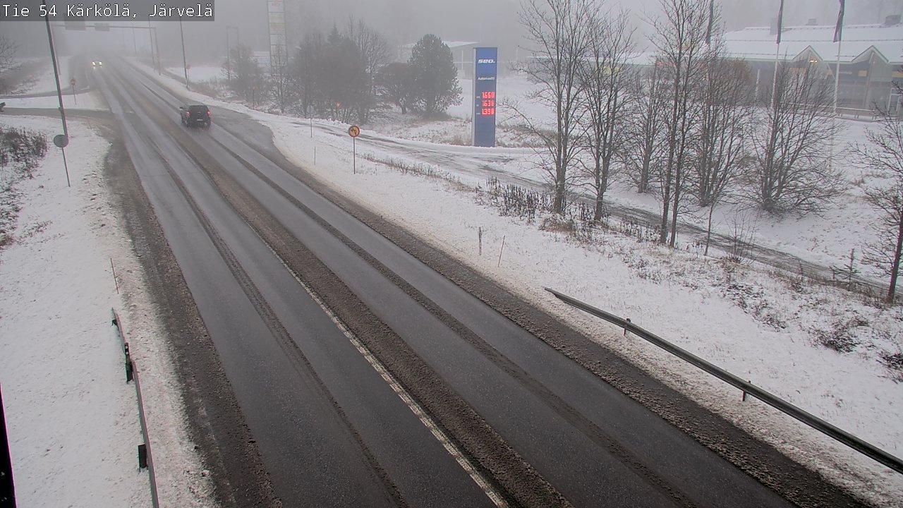 Weather Camera Image Väg 54 Kärkölä, Järvelä, Kärkölä, Päijät-Häme