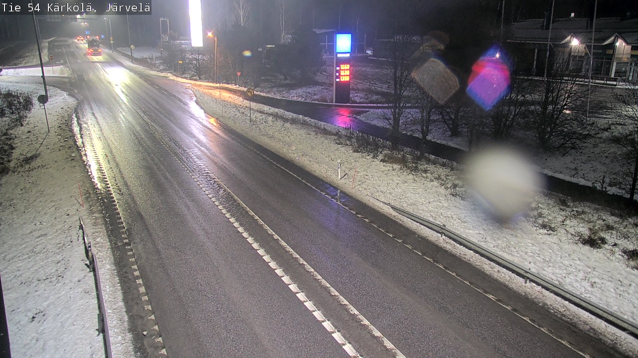 Weather Camera Image Väg 54 Kärkölä, Järvelä, Kärkölä, Päijät-Häme