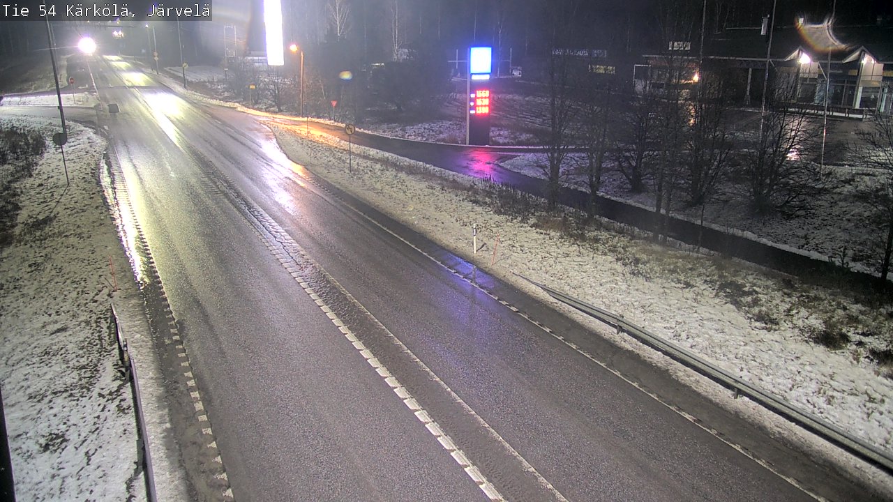 Weather Camera Image Väg 54 Kärkölä, Järvelä, Kärkölä, Päijät-Häme
