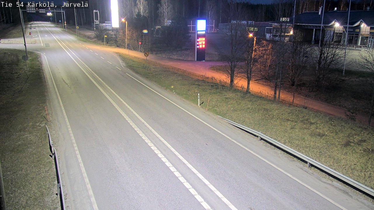 Weather Camera Image Väg 54 Kärkölä, Järvelä, Kärkölä, Päijät-Häme