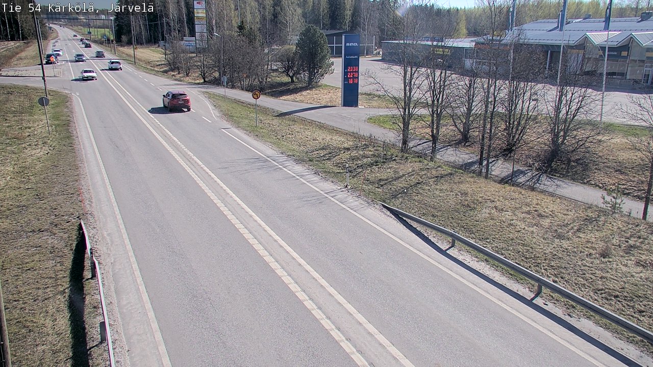 Weather Camera Image Road 54 Kärkölä, Järvelä, Kärkölä, Päijät-Häme