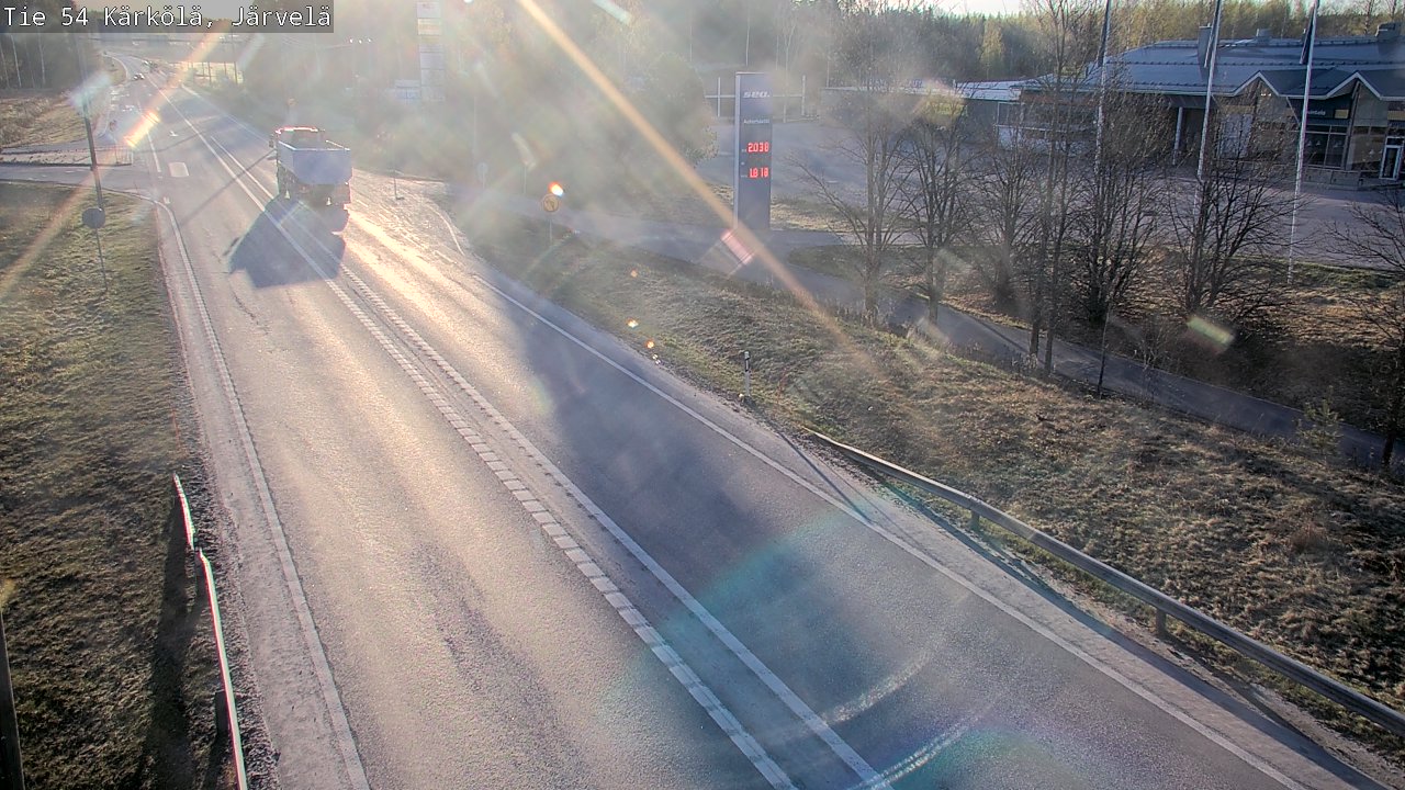 Weather Camera Image Road 54 Kärkölä, Järvelä, Kärkölä, Päijät-Häme