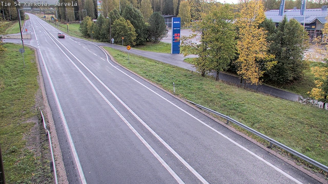 Weather Camera Image Road 54 Kärkölä, Järvelä, Kärkölä, Päijät-Häme