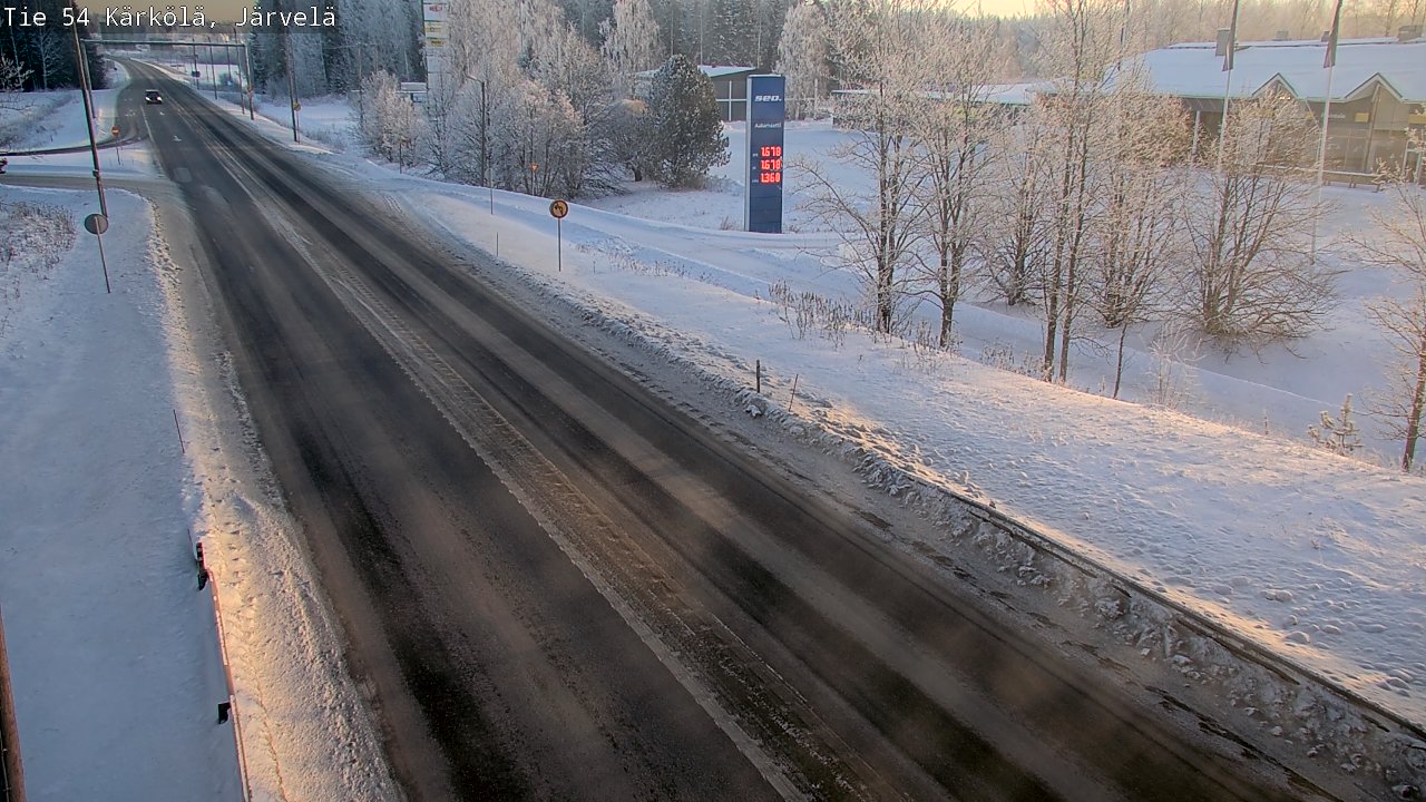 Weather Camera Image Väg 54 Kärkölä, Järvelä, Kärkölä, Päijät-Häme