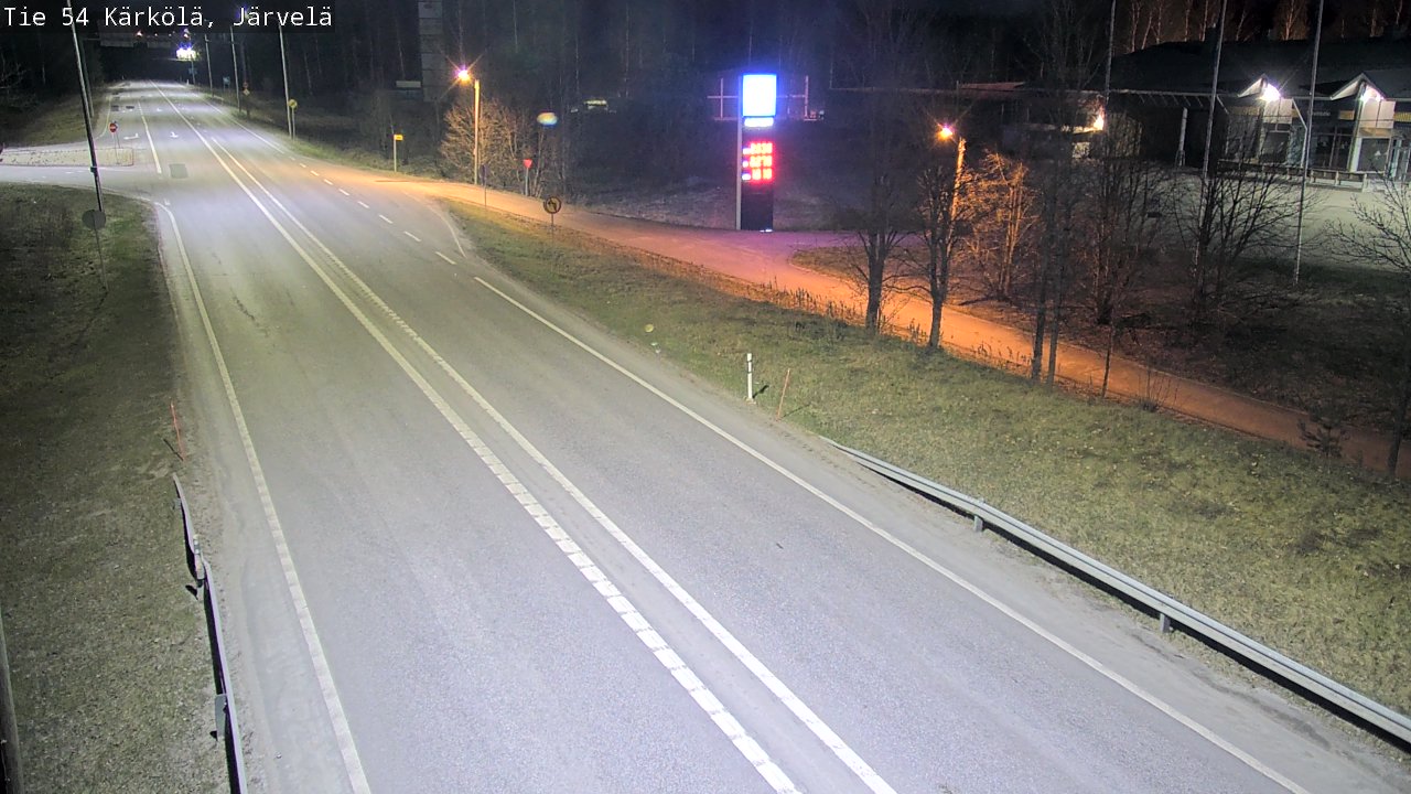 Weather Camera Image Väg 54 Kärkölä, Järvelä, Kärkölä, Päijät-Häme