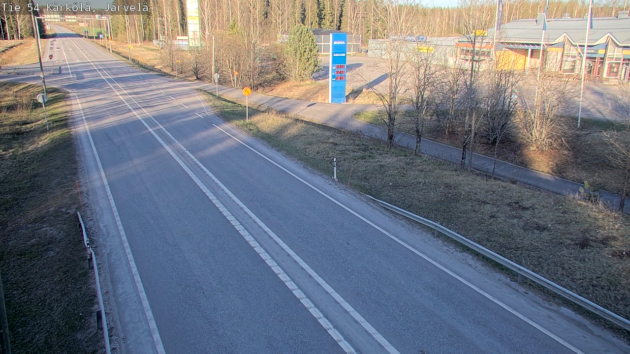 Weather Camera Image Väg 54 Kärkölä, Järvelä, Kärkölä, Päijät-Häme