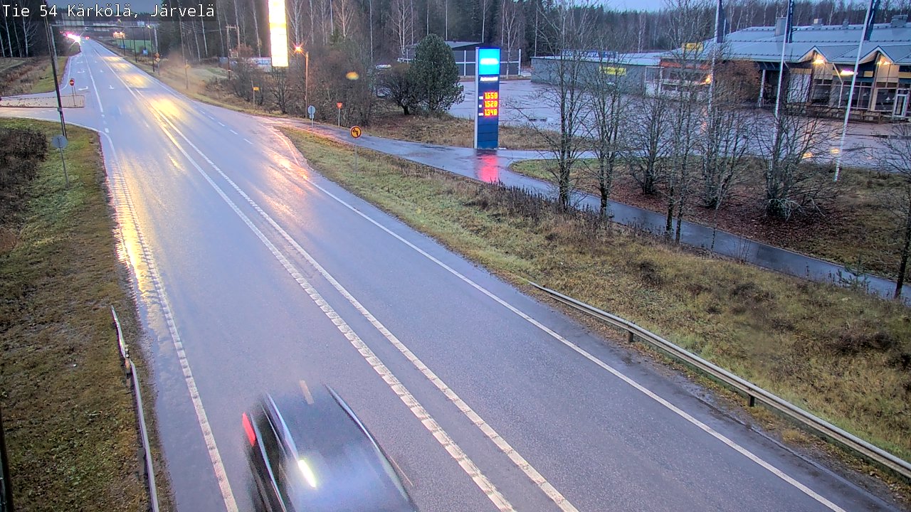 Weather Camera Image Väg 54 Kärkölä, Järvelä, Kärkölä, Päijät-Häme