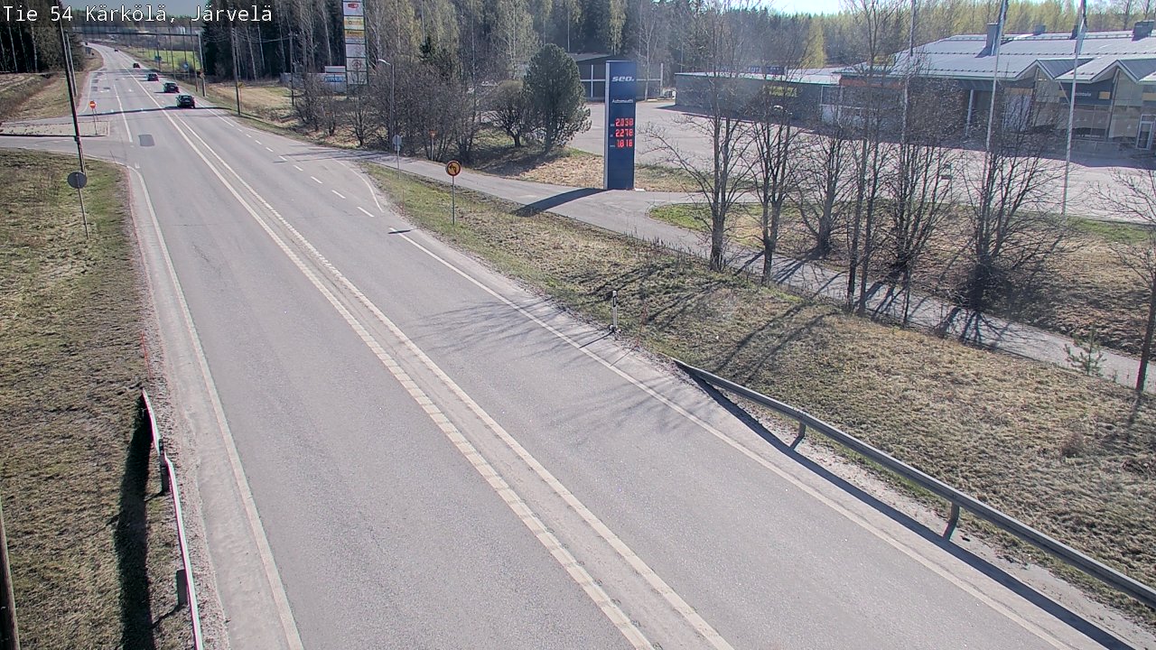 Weather Camera Image Road 54 Kärkölä, Järvelä, Kärkölä, Päijät-Häme