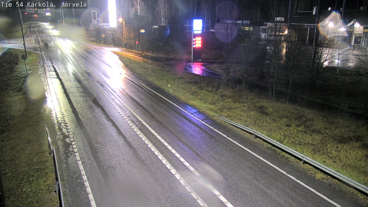 Weather Camera Image Väg 54 Kärkölä, Järvelä, Kärkölä, Päijät-Häme