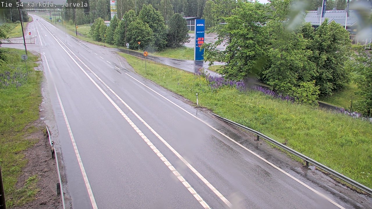Weather Camera Image Väg 54 Kärkölä, Järvelä, Kärkölä, Päijät-Häme