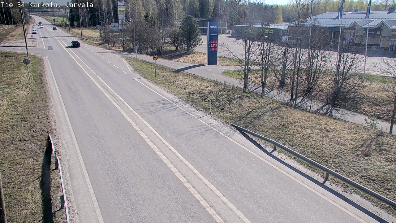 Weather Camera Image Road 54 Kärkölä, Järvelä, Kärkölä, Päijät-Häme