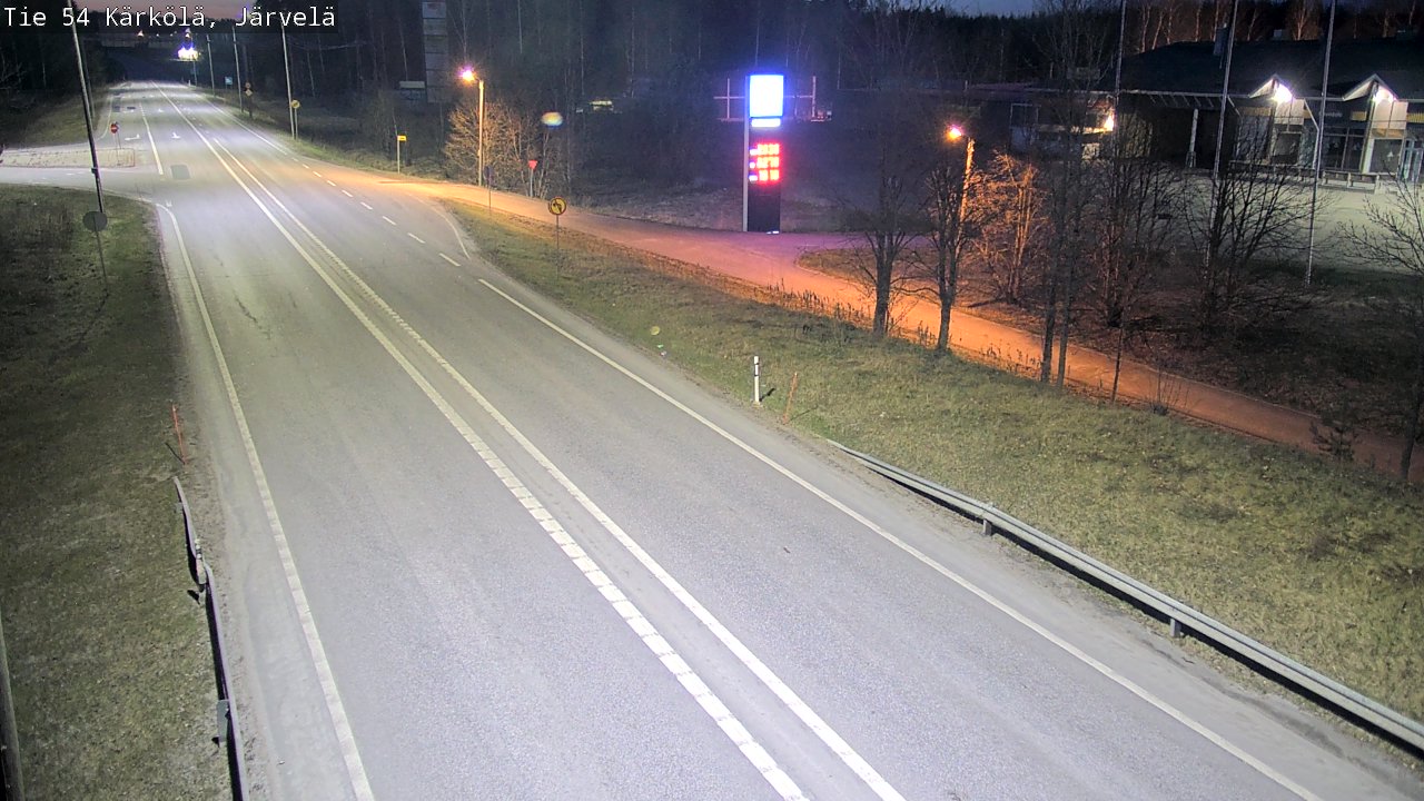 Weather Camera Image Väg 54 Kärkölä, Järvelä, Kärkölä, Päijät-Häme