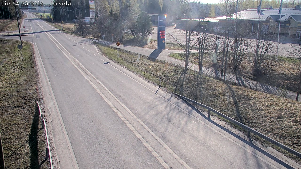 Weather Camera Image Road 54 Kärkölä, Järvelä, Kärkölä, Päijät-Häme